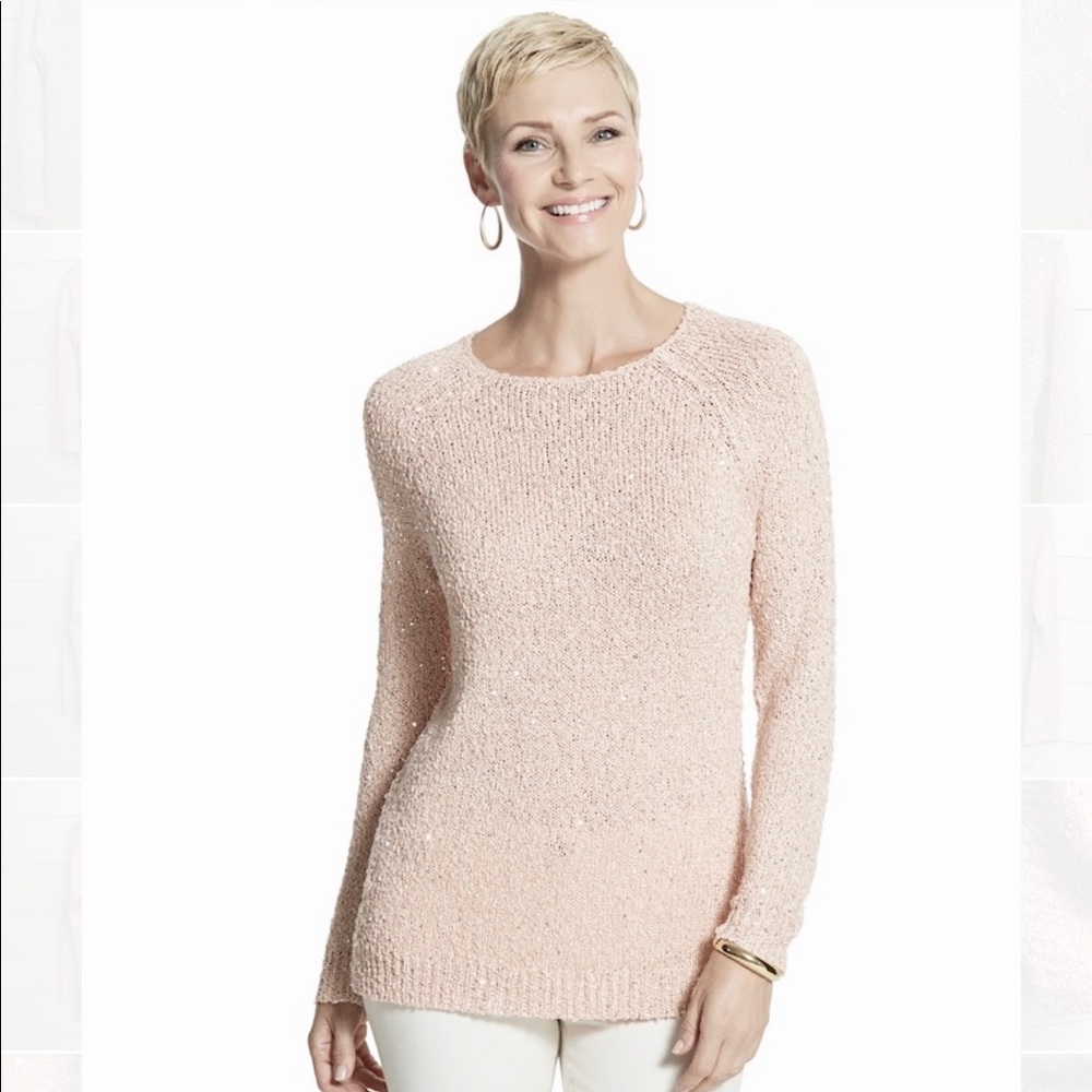Chico’s | Sequin Claire Knit Sweater